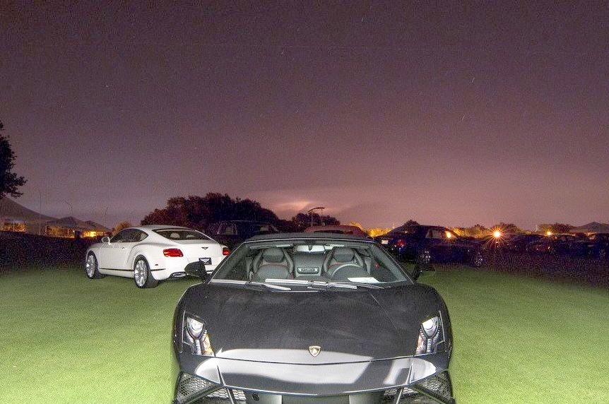 Lamborghini Gallardo and Bentley Continental GT